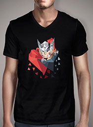 Мужская футболка с V-образным вырезом Polygon Thor