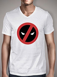 Мужская футболка с V-образным вырезом Simple Deadpool