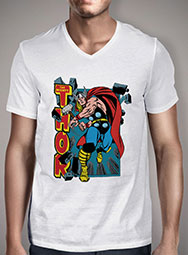 Мужская футболка с V-образным вырезом The Mighty Thor