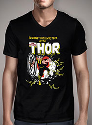 Мужская футболка с V-образным вырезом Thors Journey