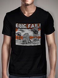 Мужская футболка с V-образным вырезом AT-AT Epic Fail