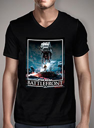 Мужская футболка с V-образным вырезом Battlefront AT-AT