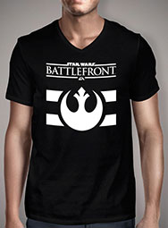 Мужская футболка с V-образным вырезом Battlefront Rebel Alliance Symbol