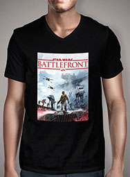 Мужская футболка с V-образным вырезом Battlefront Star Destroyer