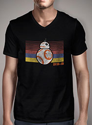 Мужская футболка с V-образным вырезом BB-8 Stripes