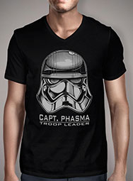 Мужская футболка с V-образным вырезом Captain Phasma Helmet