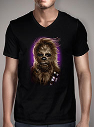 Мужская футболка с V-образным вырезом Chewbaccas Glamor Shot
