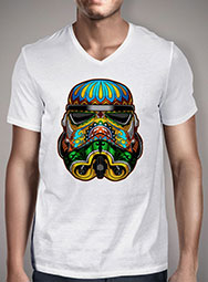 Мужская футболка с V-образным вырезом Festive Stormtrooper