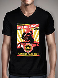 Мужская футболка с V-образным вырезом Rule the Galaxy