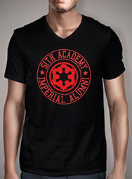Мужская футболка с V-образным вырезом Sith Academy - Dark Side Edition