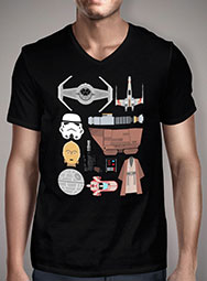 Мужская футболка с V-образным вырезом Star Wars Essentials
