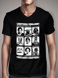 Мужская футболка с V-образным вырезом Star Wars Galactic High