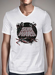 Мужская футболка с V-образным вырезом Star Wars Ship Splatter