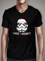 Мужская футболка с V-образным вырезом Stormtrooper Naughty List