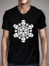 Мужская футболка с V-образным вырезом Stormtrooper Snowflake