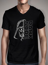 Мужская футболка с V-образным вырезом The Dark Side