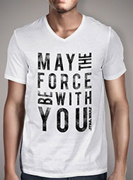 Мужская футболка с V-образным вырезом The Force