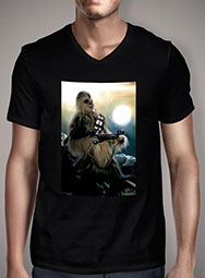 Мужская футболка с V-образным вырезом Wookiee Warrior