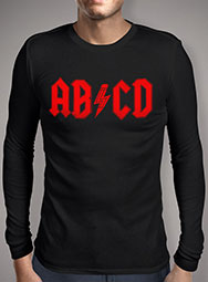 Мужская футболка с длинным рукавом Abcd Rock