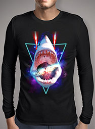 Мужская футболка с длинным рукавом Cosmic Shark