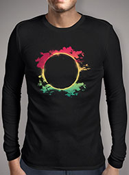 Мужская футболка с длинным рукавом The Colorful Eclipse
