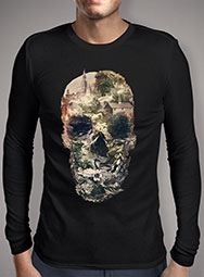 Мужская футболка с длинным рукавом Skull Town