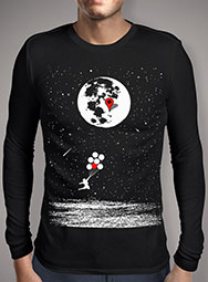 Мужская футболка с длинным рукавом Destination Moon