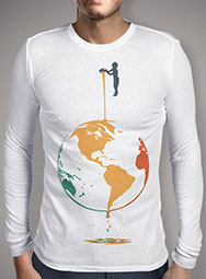 Мужская футболка с длинным рукавом Fill Your World With Colors
