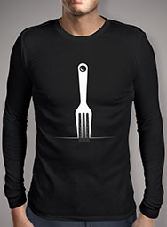 Мужская футболка с длинным рукавом Fork City