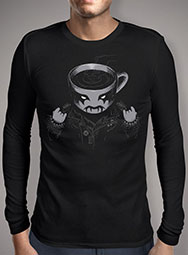 Мужская футболка с длинным рукавом Black Metal Coffee