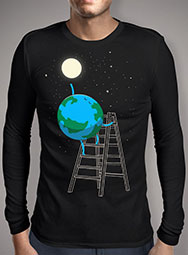Мужская футболка с длинным рукавом Reach the Moon