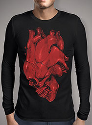 Мужская футболка с длинным рукавом Skull of Heart