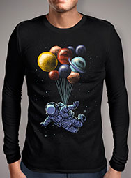 Мужская футболка с длинным рукавом Space Travel