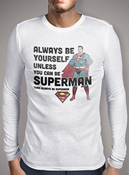 Мужская футболка с длинным рукавом Always Be Superman