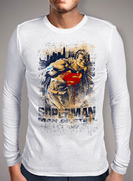 Мужская футболка с длинным рукавом Man of Steel