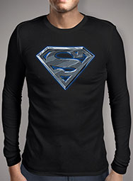 Мужская футболка с длинным рукавом Superman - Man of Steel