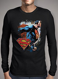 Мужская футболка с длинным рукавом Superman - Son of Krypton