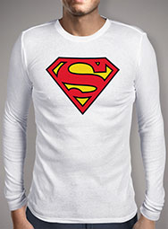 Мужская футболка с длинным рукавом Superman Logo