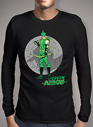 Мужская футболка с длинным рукавом Vintage Green Arrow
