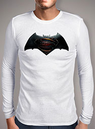 Мужская футболка с длинным рукавом Batman vs Superman Logo