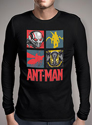 Мужская футболка с длинным рукавом Ant-Man Heroes and Villains