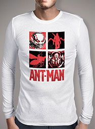 Мужская футболка с длинным рукавом Ant-Man vs Yellowjacket Squared