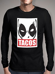 Мужская футболка с длинным рукавом Deadpool Tacos