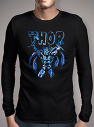 Мужская футболка с длинным рукавом Electric Thor