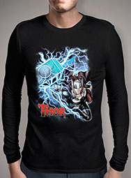 Мужская футболка с длинным рукавом Thor God of Thunder
