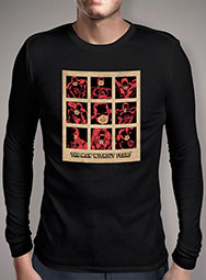 Мужская футболка с длинным рукавом Vintage Daredevil Squares