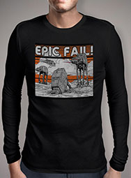 Мужская футболка с длинным рукавом AT-AT Epic Fail