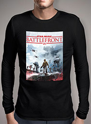 Мужская футболка с длинным рукавом Battlefront Star Destroyer