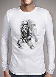 Мужская футболка с длинным рукавом First Order Stormtrooper Sketch