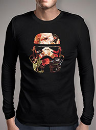 Мужская футболка с длинным рукавом Floral Print Stormtrooper